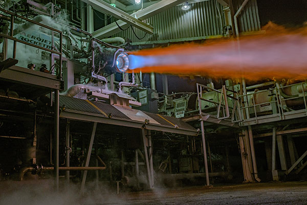 3-D Printed RL10C-X Prototype Rocket Engine Soars Through Initial Round of Testing